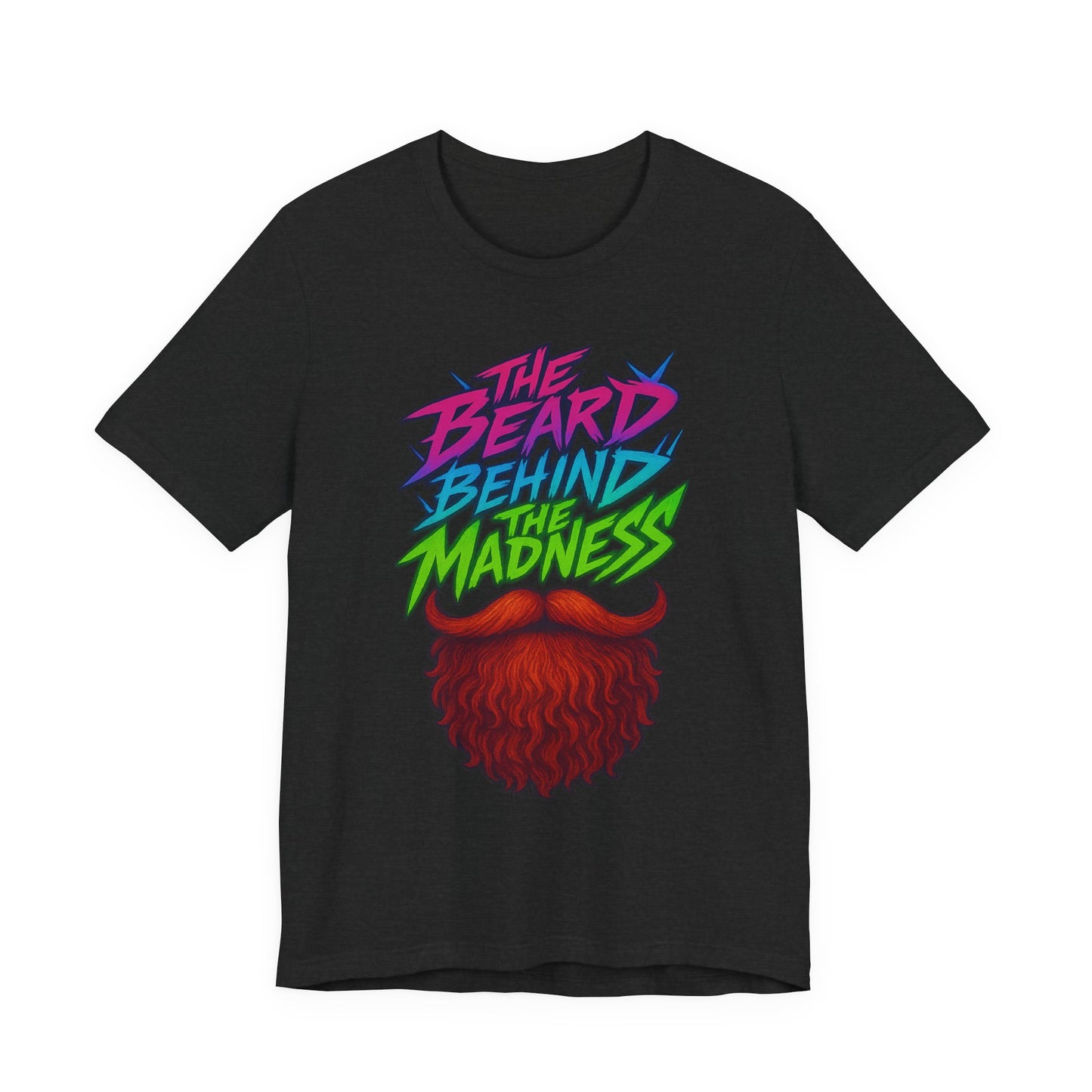 Beard Madness Tee, Unisex Graphic T-Shirt, Unique Gift for Bearded Friends, Fun Apparel for Parties, Vibrant Casual Wear