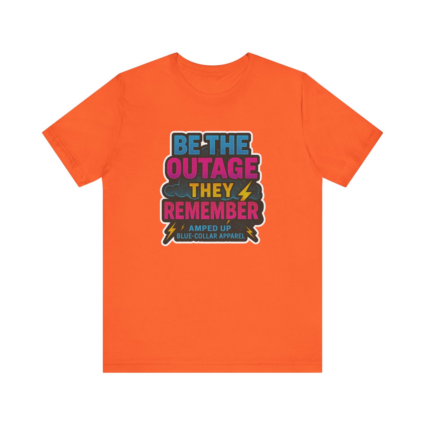 Amped Up Blue-Collar Unisex Jersey Tee - Perfect for Hard Workers