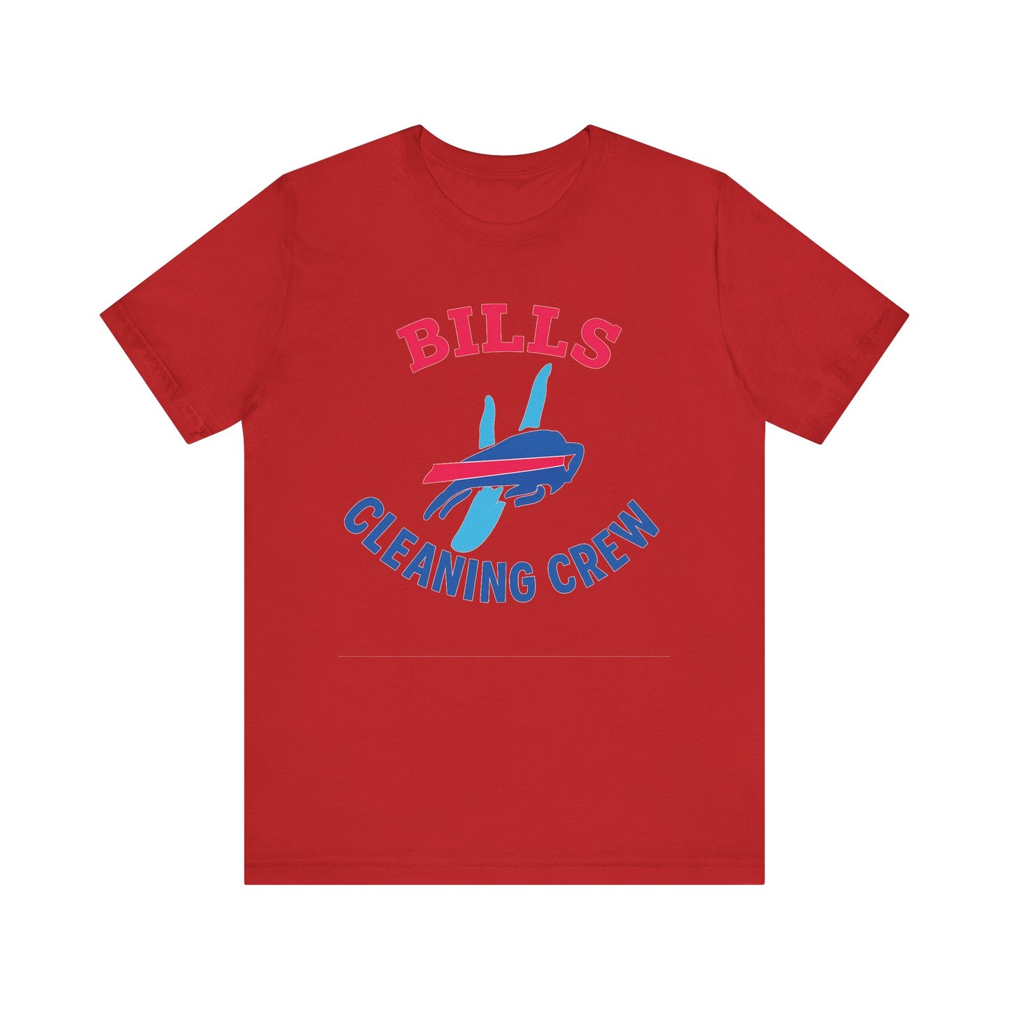 Buffalo Bills Cleaning Crew Tee - Unisex Sports Shirt, Tailgating Tee, Game Day Apparel, Football Fan Gear, Team Spirit Clothing