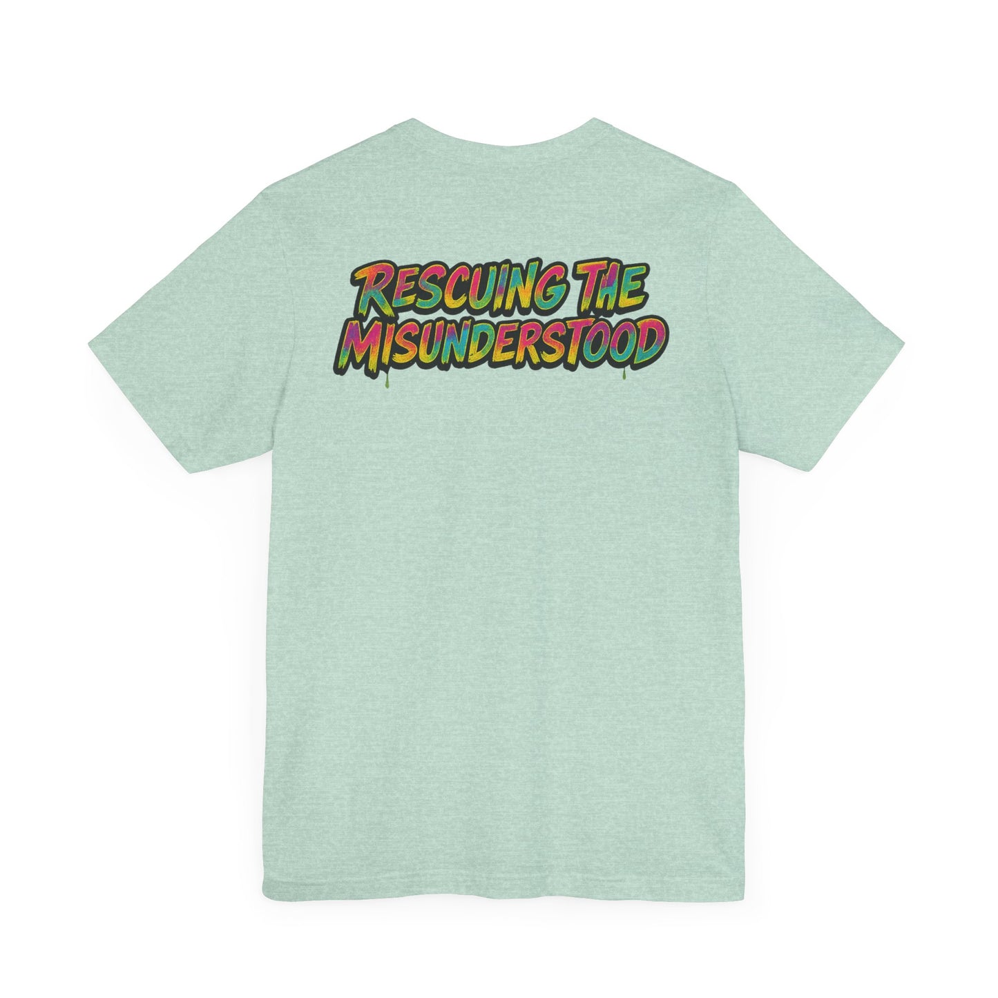 Misfits And Pits Animal Rescue logo Tshirt , Animal Rescue Shirt, Unisex Graphic Tee, Pet Lover Gift, Misfit Dogs Apparel, Fundraiser Tee