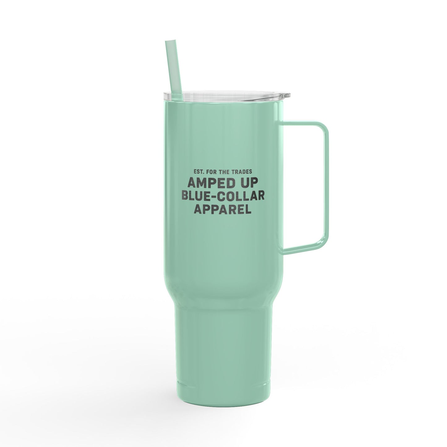 Engraved Insulated Tumbler -Blue Collar Wife, 40oz