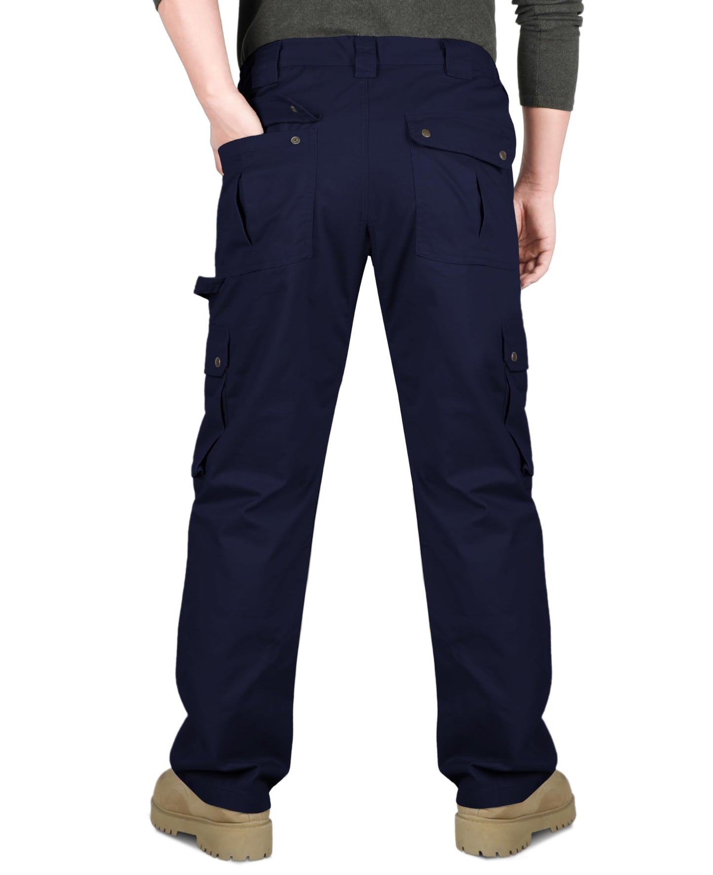 TICOMELA FR Pants for Men Flame Resistant Pants 7.5oz Lightweight (9 Pockets) Multi-Pocket Pants