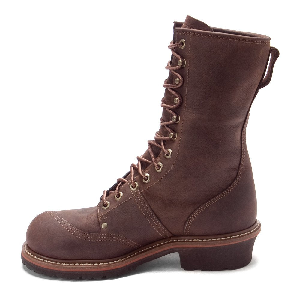 Carolina 10" Comp Toe Professional Linesman Brown