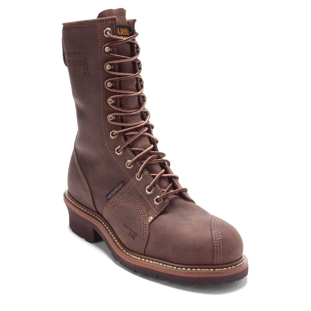 Carolina 10" Comp Toe Professional Linesman Brown