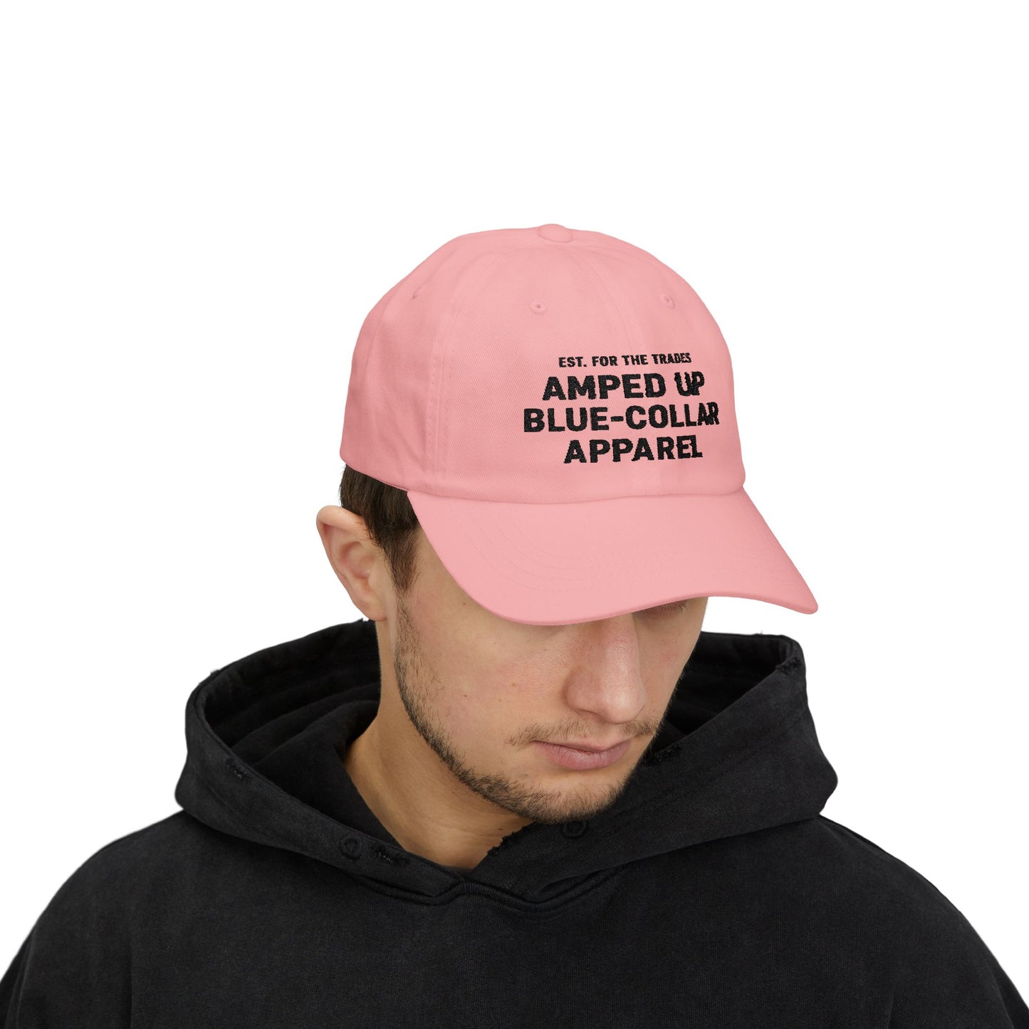 Amped Up Blue-Collar Dad Cap - Classic Trades Hat for Hardworking Individuals