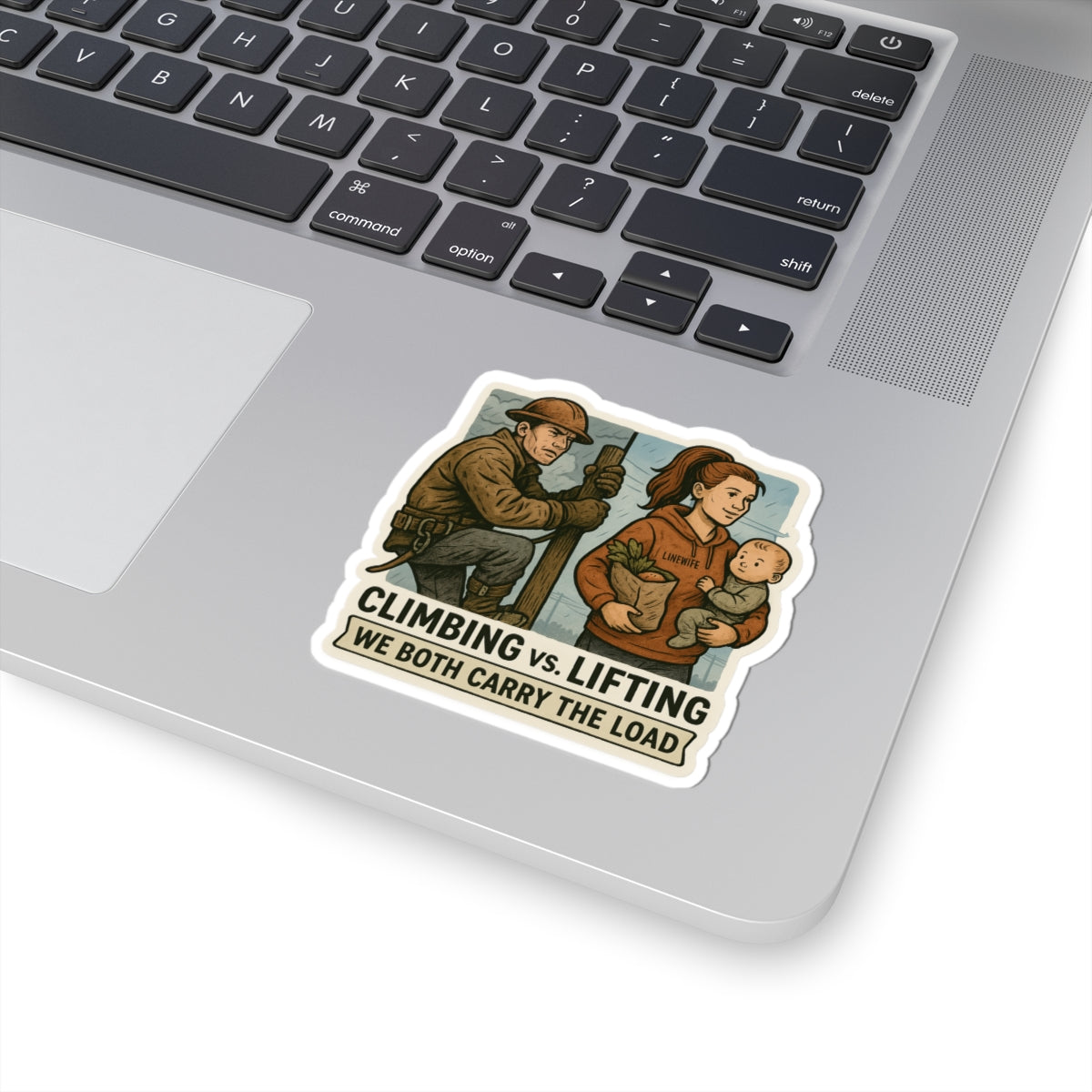 Stickers - Lineman and Lineman's Wife Kiss-Cut Stickers