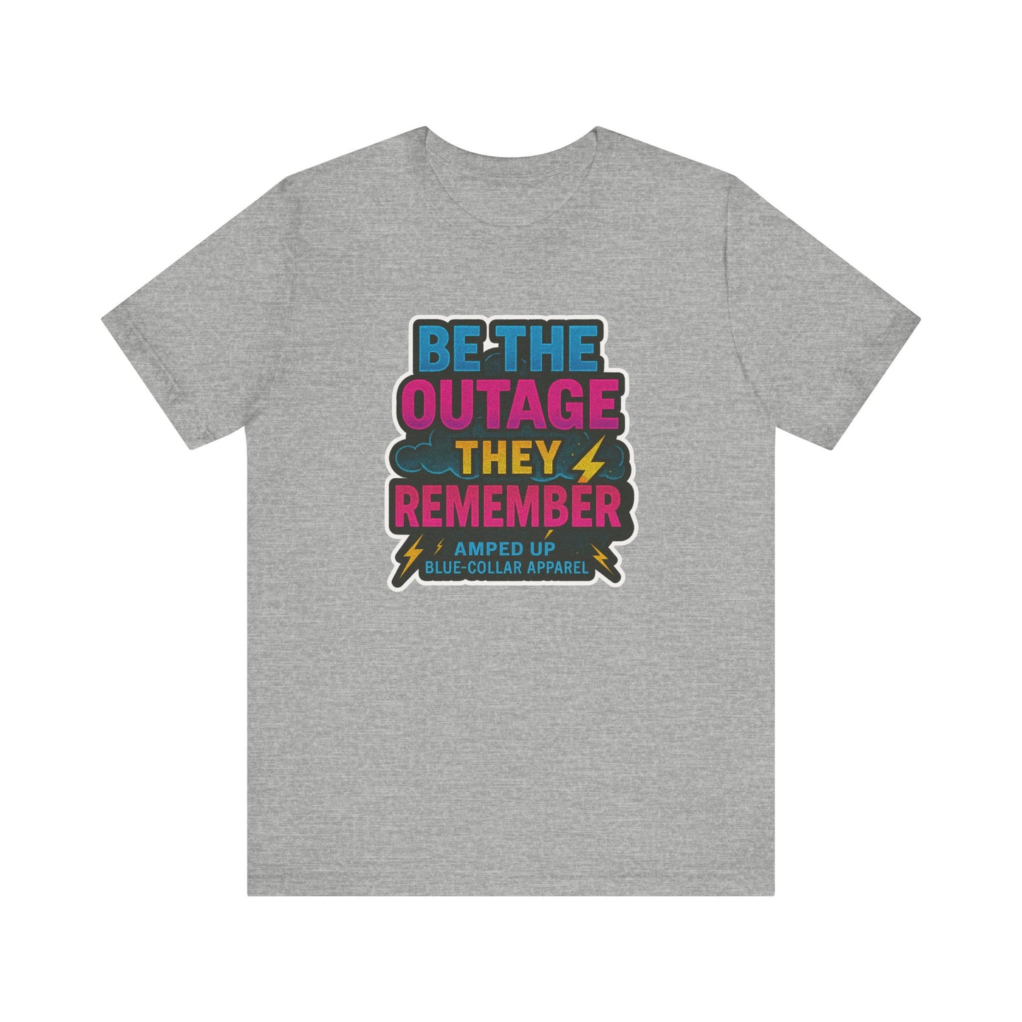 Amped Up Blue-Collar Unisex Jersey Tee - Perfect for Hard Workers