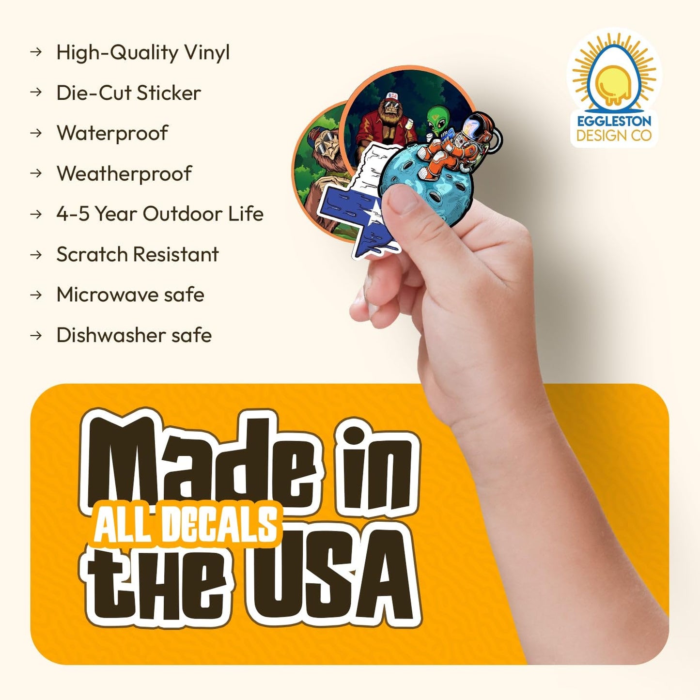 Texas Decal Sticker Pack Lone Star Vinyl Bumper Stickers for Cups, Tumblers, Hardhats, Helmets, Phones, Laptop, Water Bottles (2" (Small, for Phones etc))