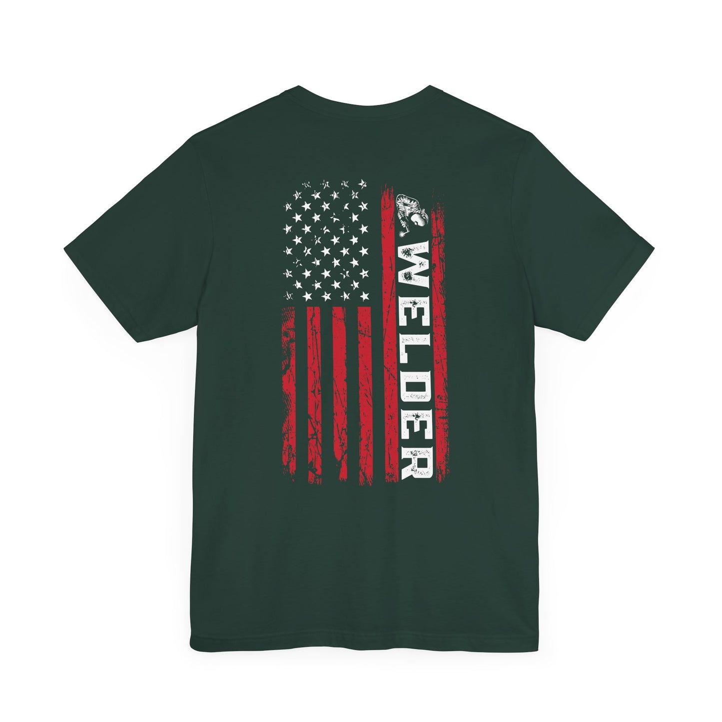 Amped Up “Welder’s Flag” Shirt – Forged in Fire, Built for the Brave