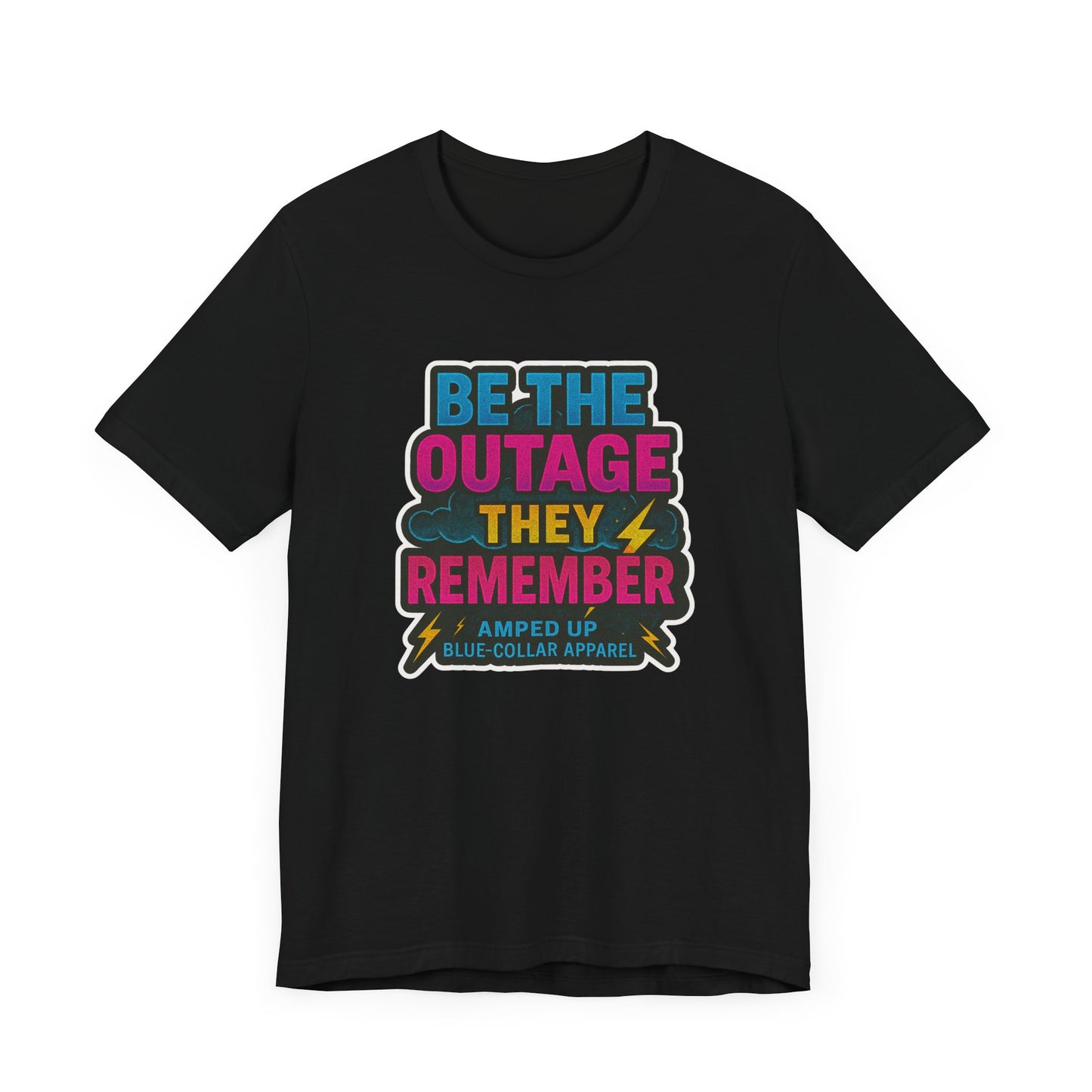 Amped Up Blue-Collar Unisex Jersey Tee - Perfect for Hard Workers