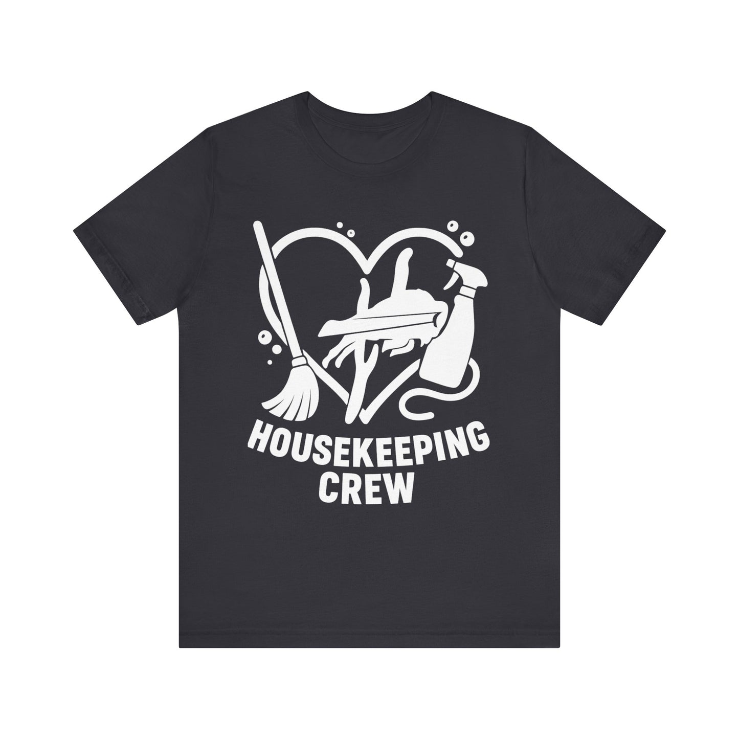 Buffalo Bills Housekeeping Crew Short Sleeve Tee - Love for Cleaners, Gift for Maids, Cleaning Team Shirt, Housekeeper Apparel, Funny Home Worker Tee