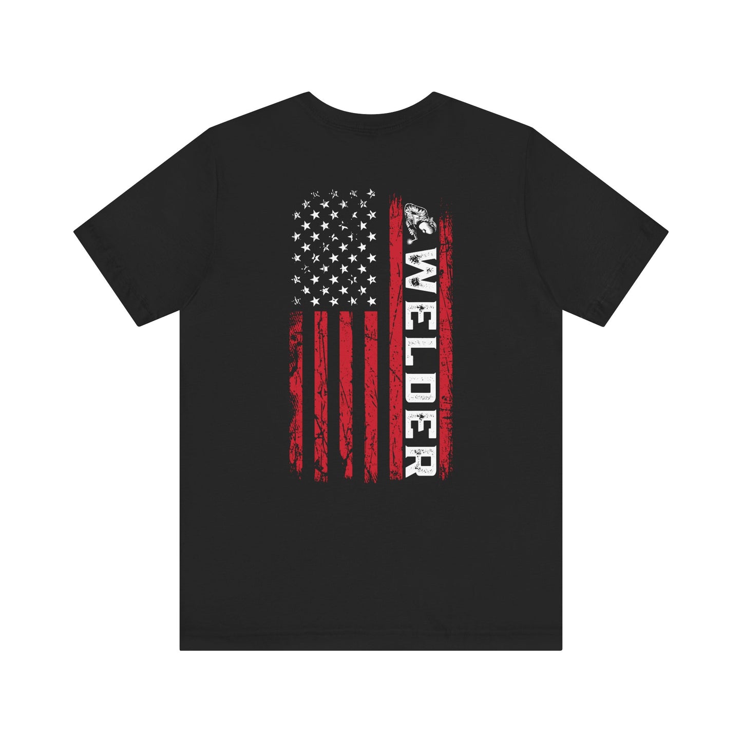 Amped Up “Welder’s Flag” Shirt – Forged in Fire, Built for the Brave