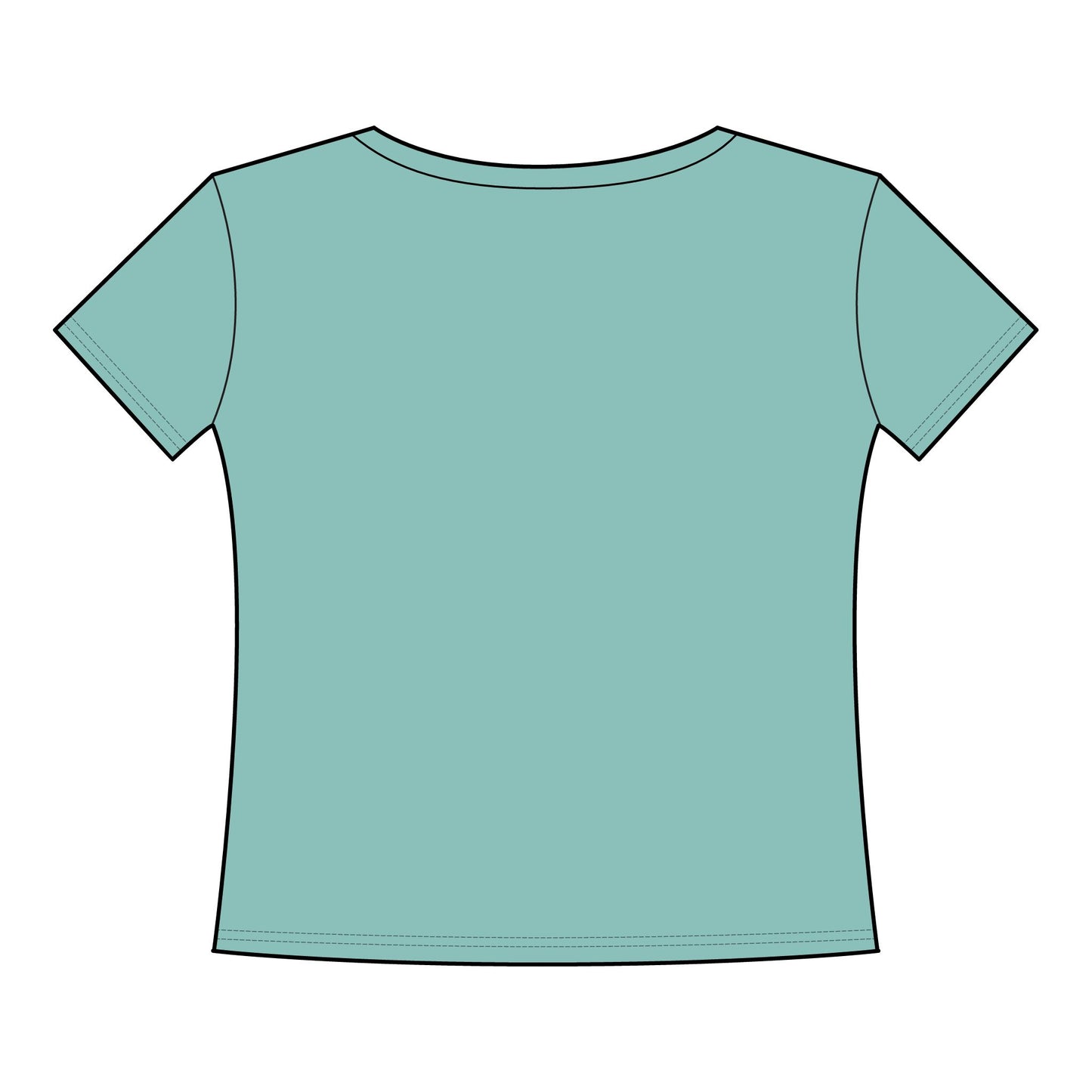 Amped Up Women's Curvy Tee - Blue Collar Graphic Shirt