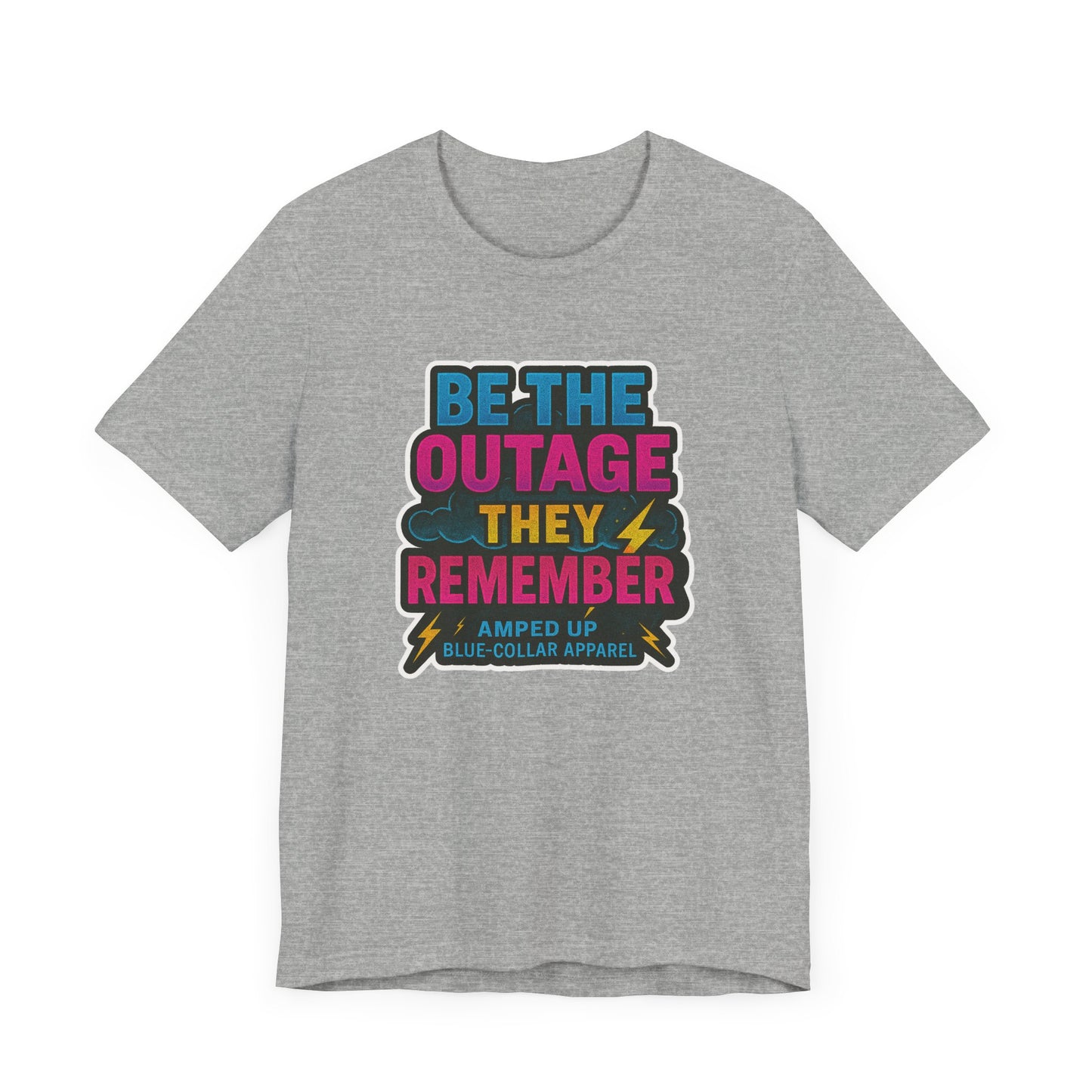 Amped Up Blue-Collar Unisex Jersey Tee - Perfect for Hard Workers