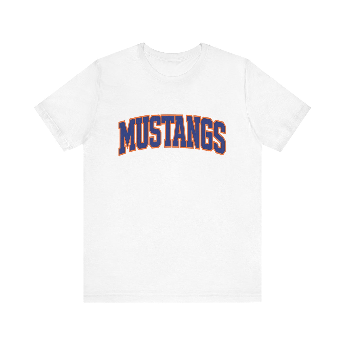 Mustangs pride Unisex Jersey Short Sleeve Tee - Casual Apparel, Sports Fans Gift, School Spirit Wear, Team Merchandise, Everyday Style