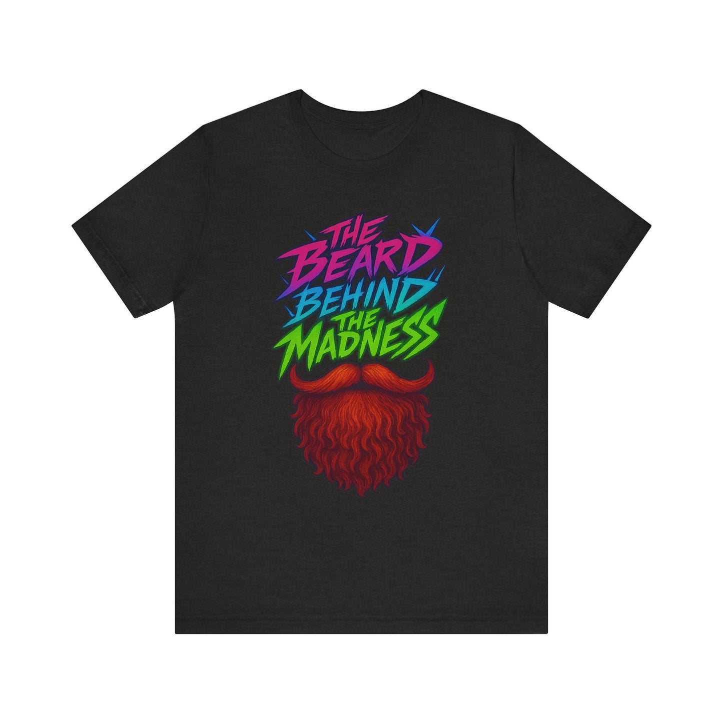 Beard Madness Tee, Unisex Graphic T-Shirt, Unique Gift for Bearded Friends, Fun Apparel for Parties, Vibrant Casual Wear