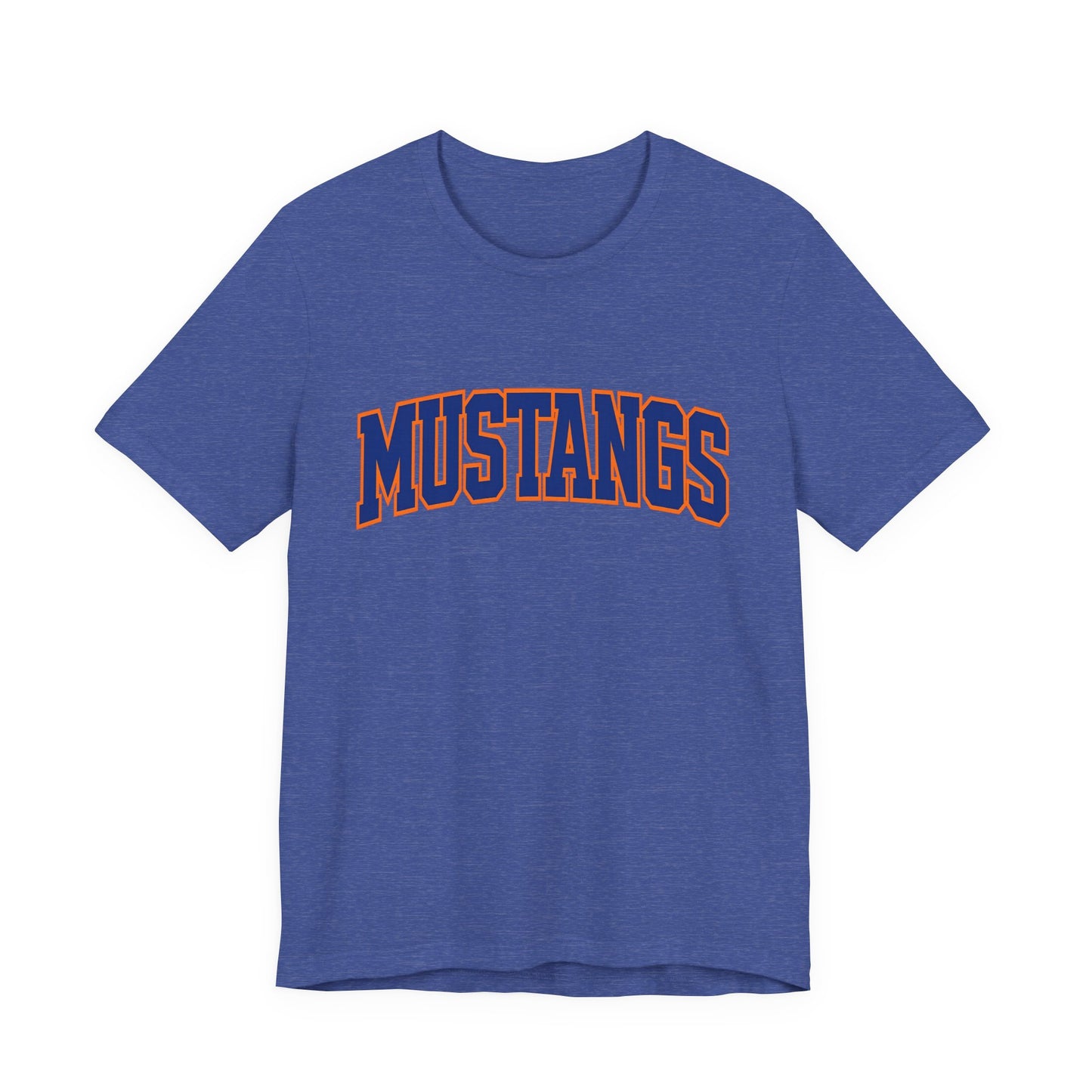 Mustangs pride Unisex Jersey Short Sleeve Tee - Casual Apparel, Sports Fans Gift, School Spirit Wear, Team Merchandise, Everyday Style