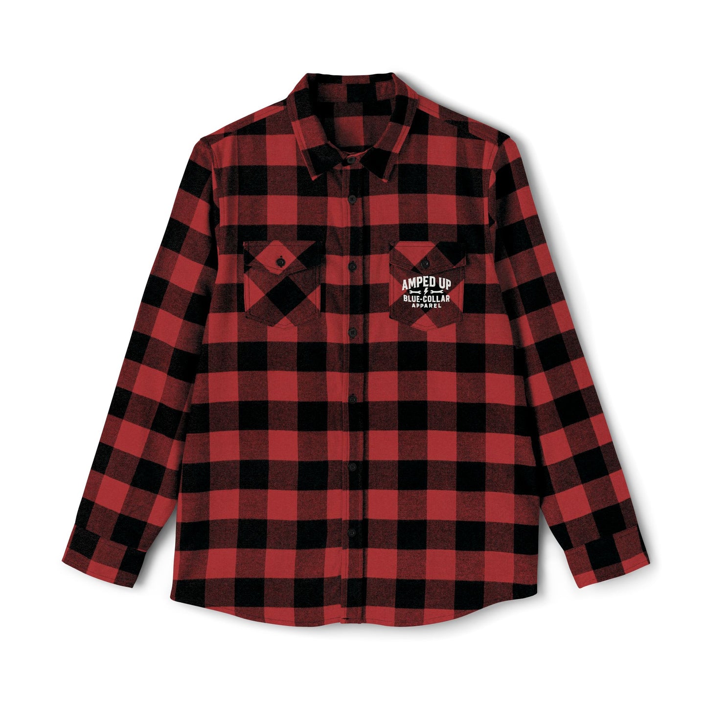 Amped Up Unisex Flannel Shirt - Cozy Checkered Shirt for Fall and Winter Style