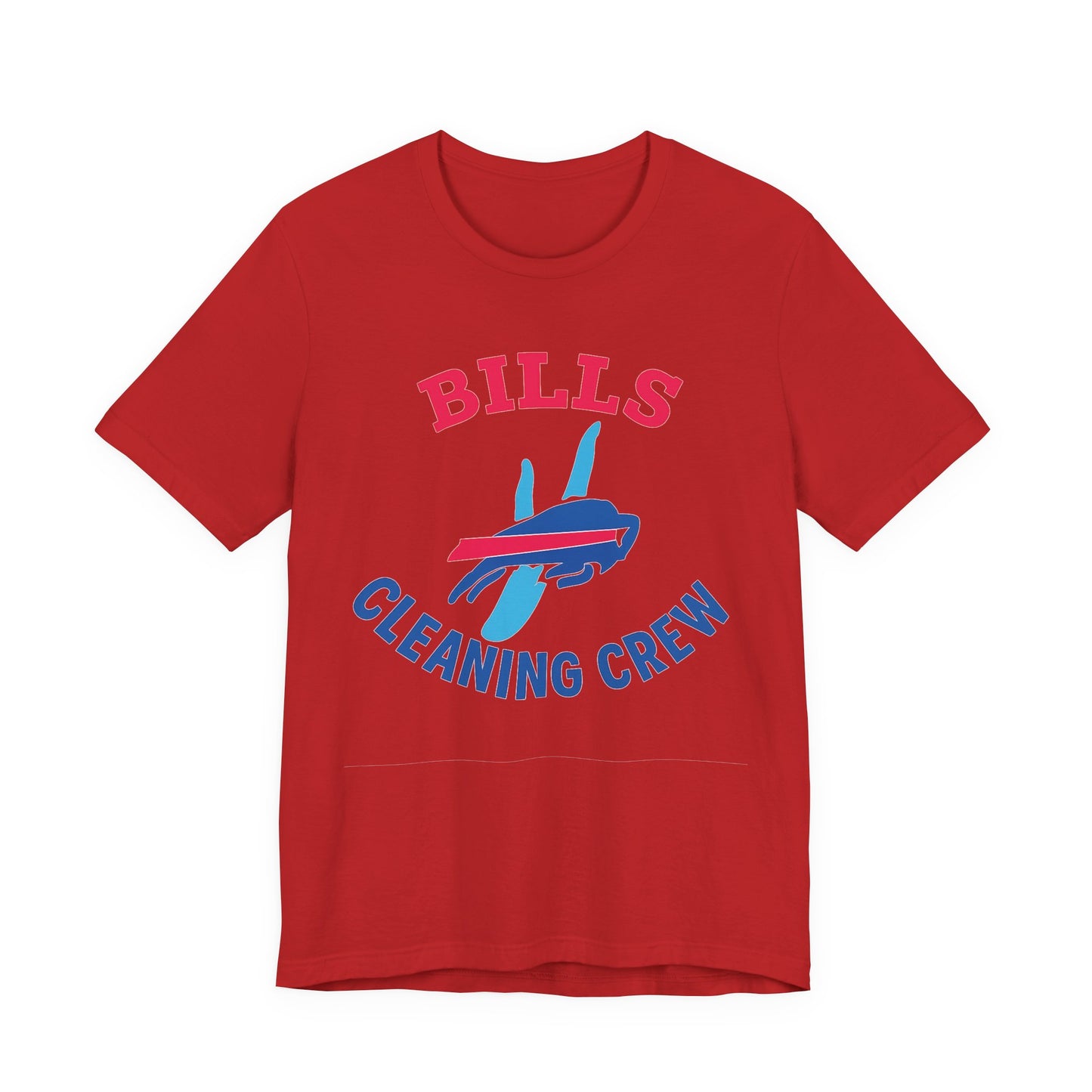 Buffalo Bills Cleaning Crew Tee - Unisex Sports Shirt, Tailgating Tee, Game Day Apparel, Football Fan Gear, Team Spirit Clothing
