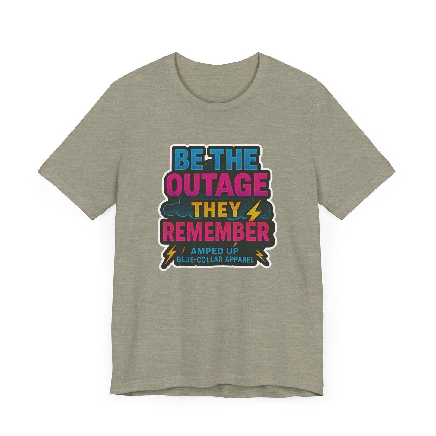 Amped Up Blue-Collar Unisex Jersey Tee - Perfect for Hard Workers