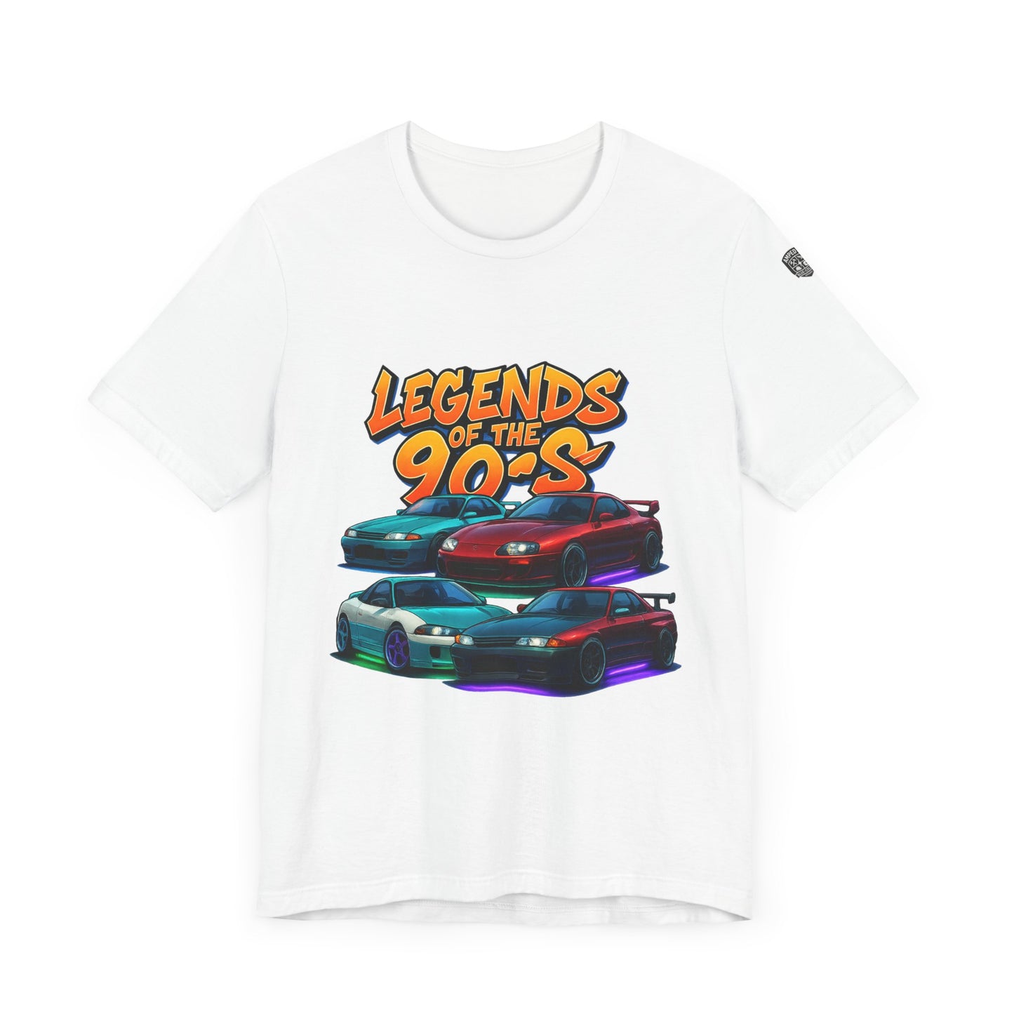 Legends of the 90's Unisex Tee - Retro Car Graphic Shirt, Perfect for 90's Nostalgia, Gift for Car Lovers, Vintage Apparel, Casual Wear