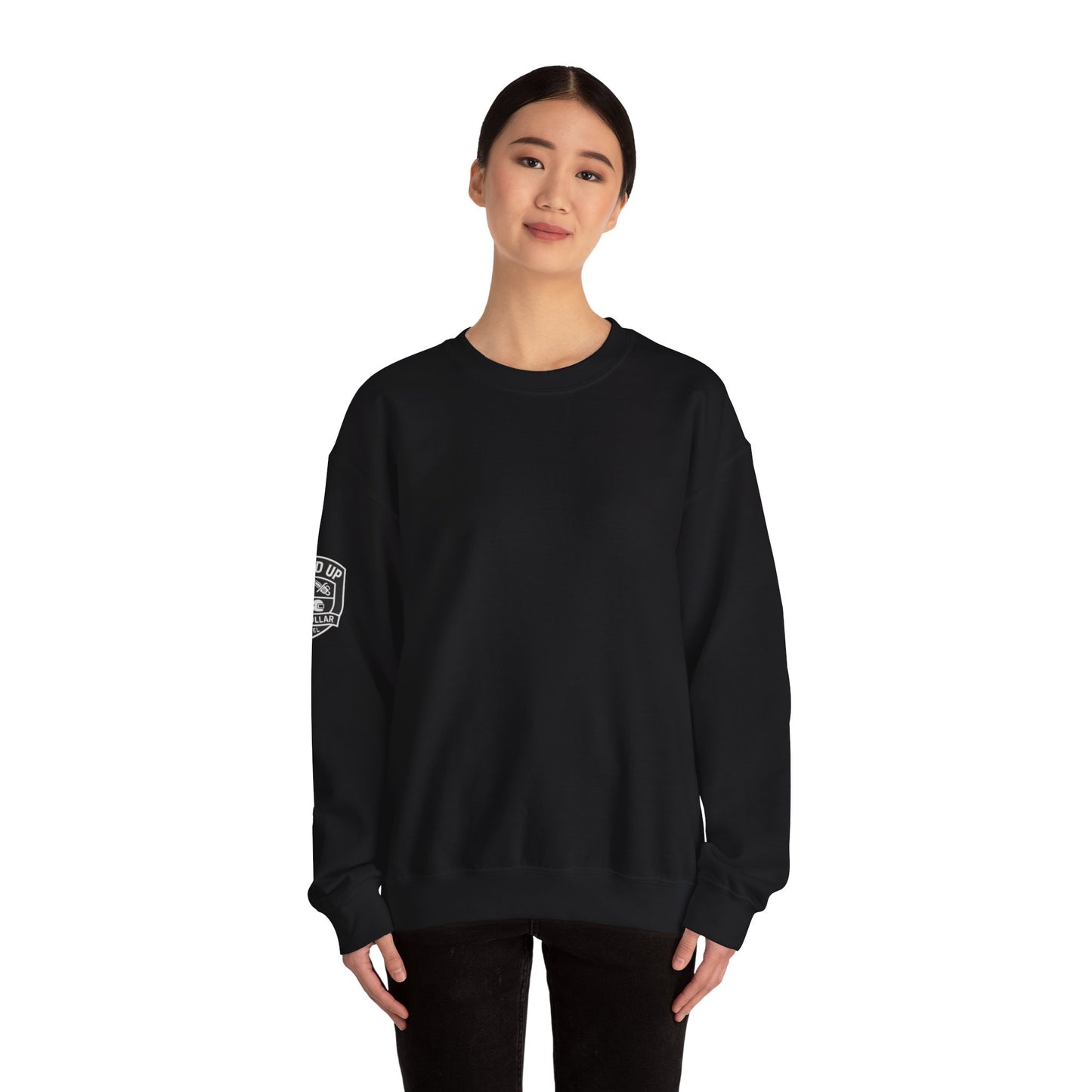 Factory Worker Appreciation Crewneck Sweatshirt - Support the Backbone of the Economy