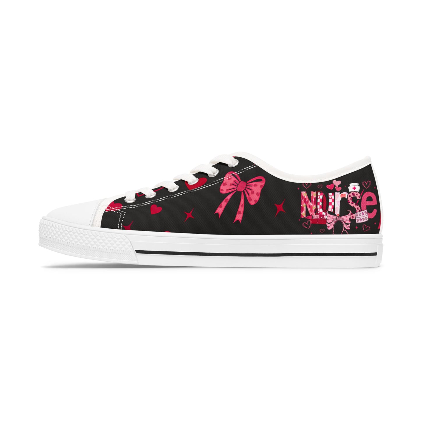 “Heart & Sole” Nurse Low-Tops