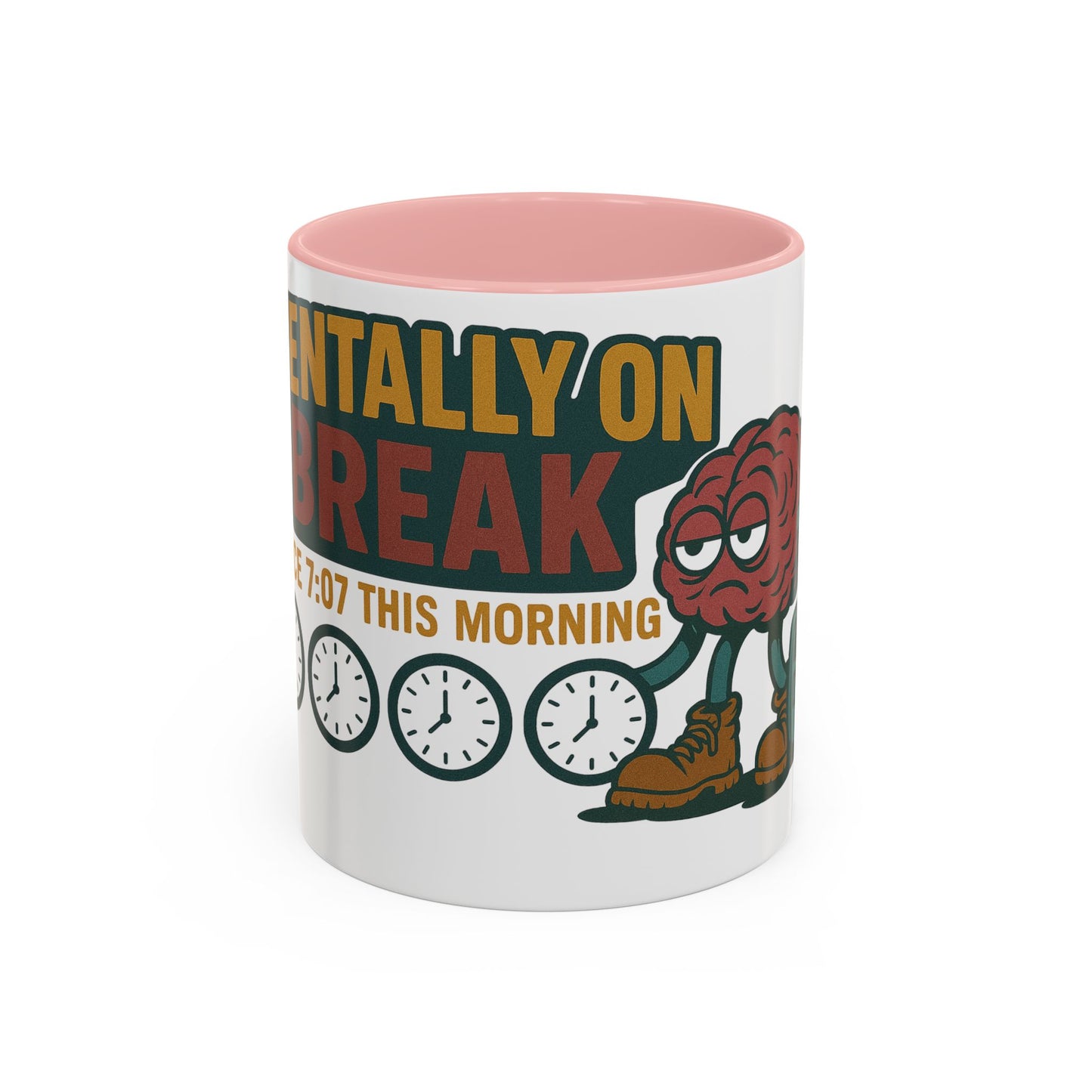 'Mentally on Break' Image for Stress Relief