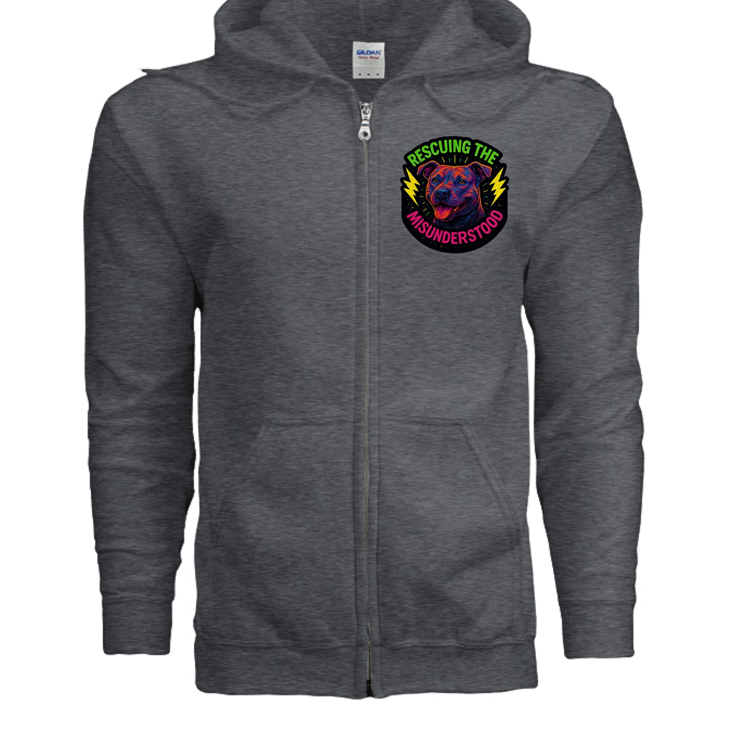 DARK HEATHER - FRONT
