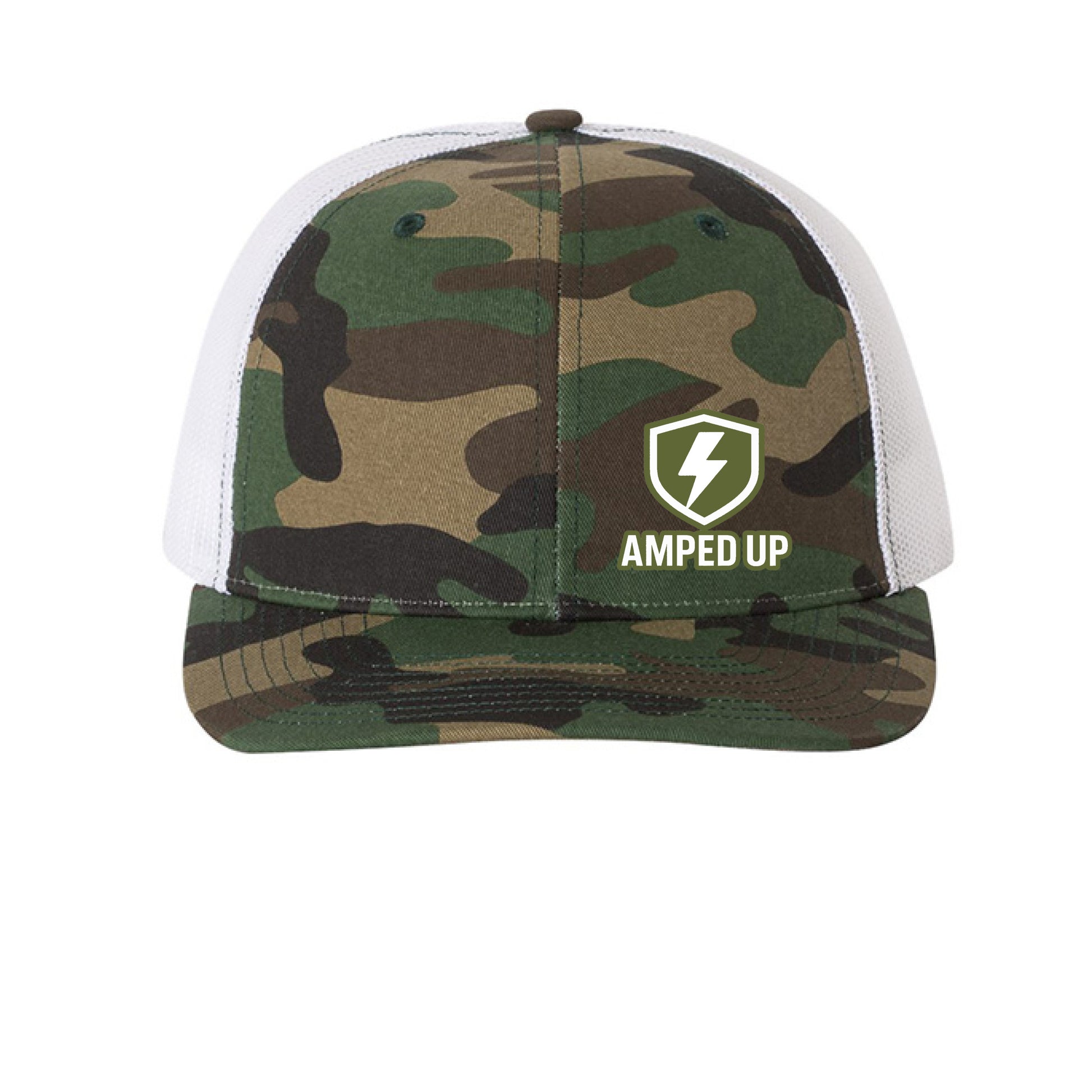Army Camo/ White - FRONT
