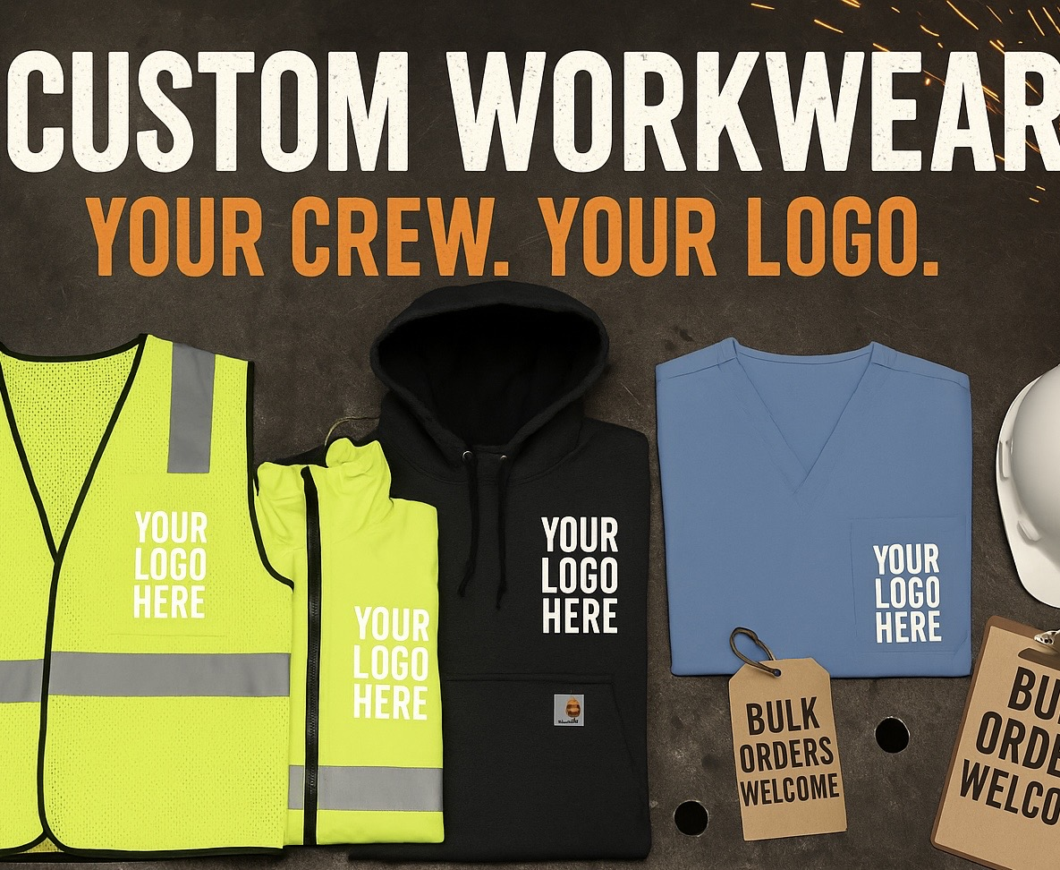 🔩 Custom Crew Gear – Built for the Jobsite