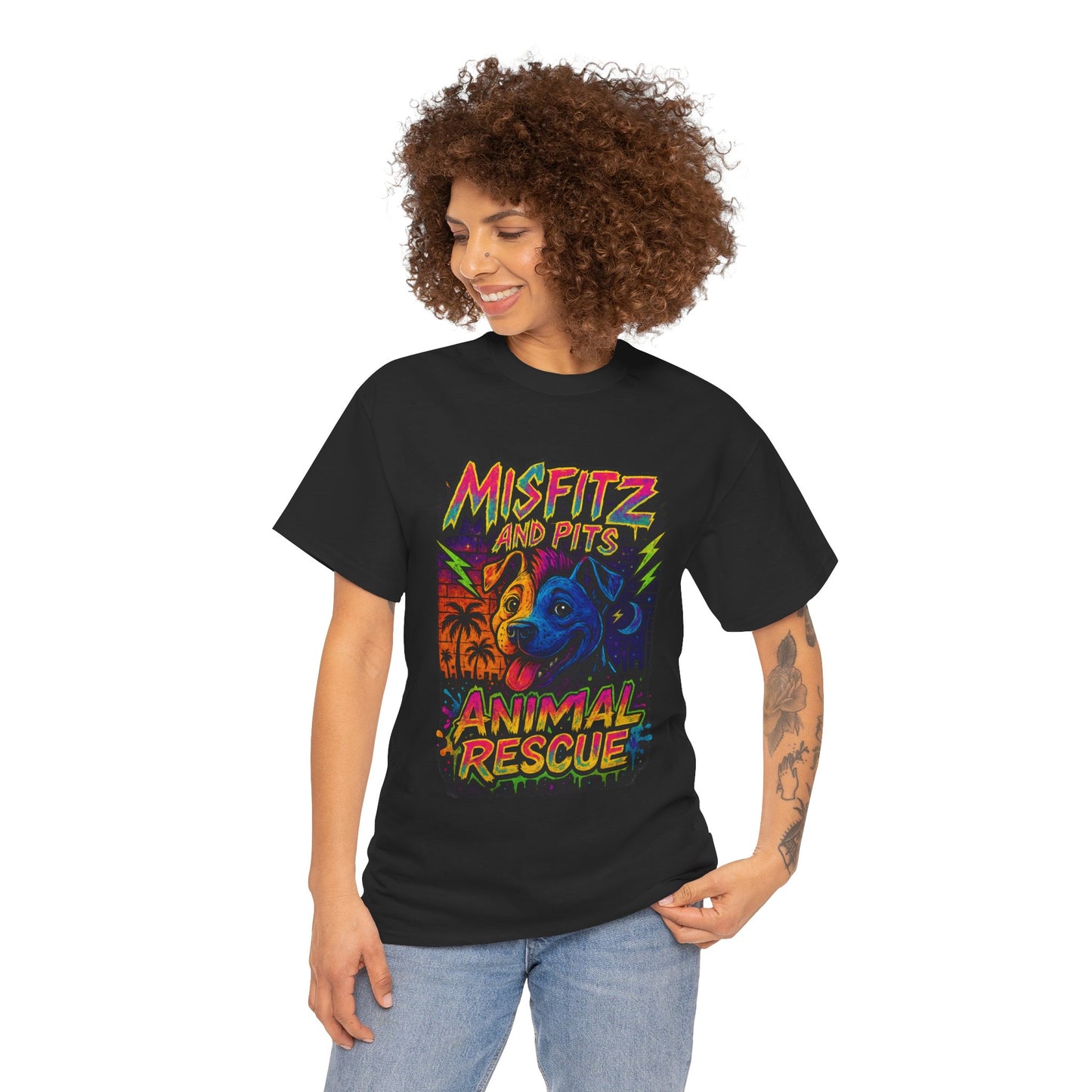 Misfitz and Pits Animal Rescue Graphic Gilden| Rescuing the Misunderstood Shirt, Unisex Cotton T-Shirt, Pet Lovers Apparel, Gift for Animal [...]
