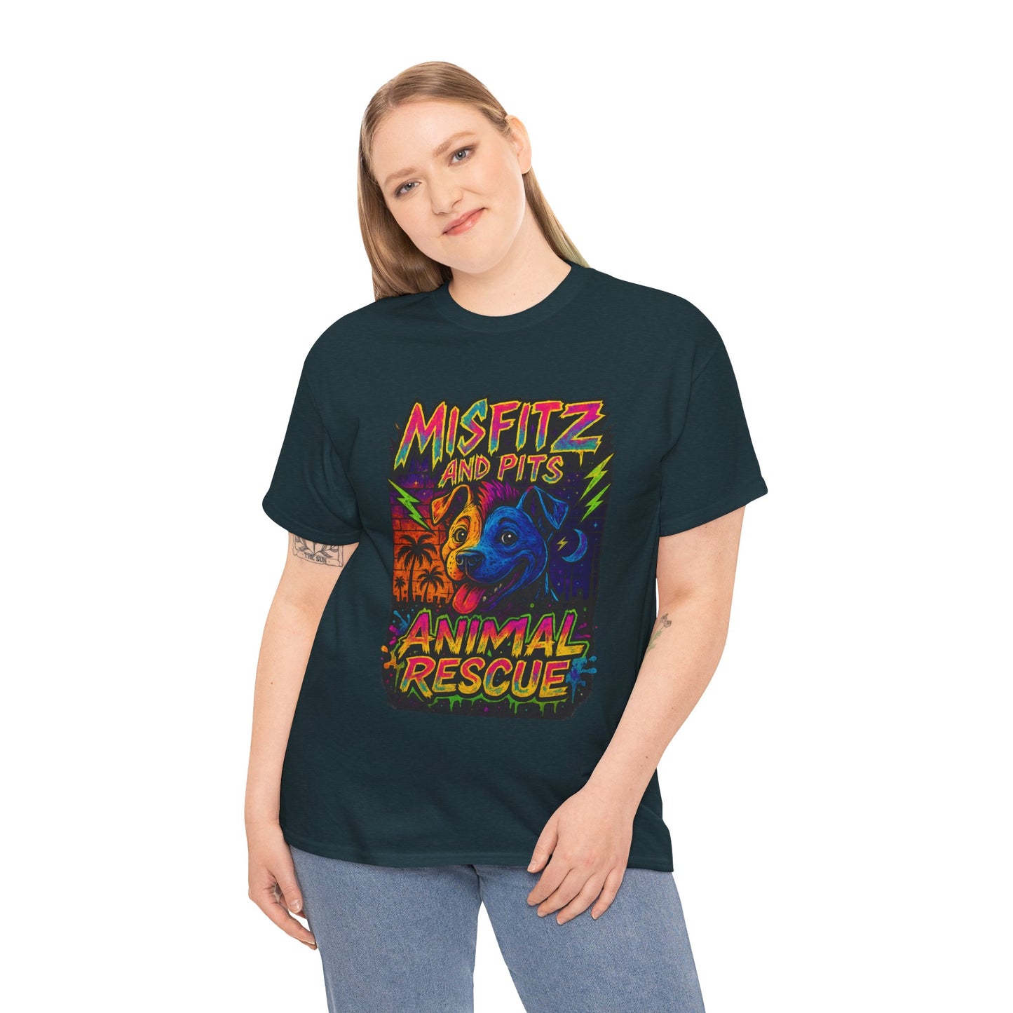 Misfitz and Pits Animal Rescue Graphic Gilden| Rescuing the Misunderstood Shirt, Unisex Cotton T-Shirt, Pet Lovers Apparel, Gift for Animal [...]