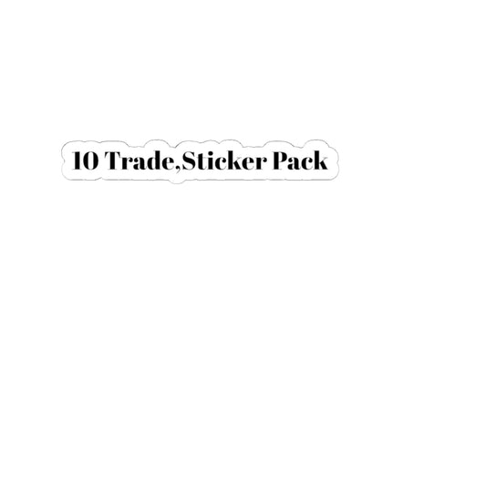 10  Trade Sticker Pack Read Description