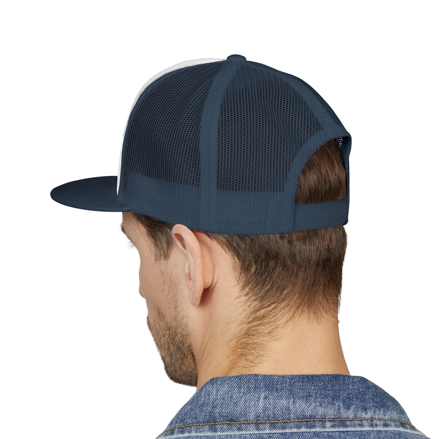 AUBCA (amped up)Embroidered 5 Panel Trucker Cap - AUBEA