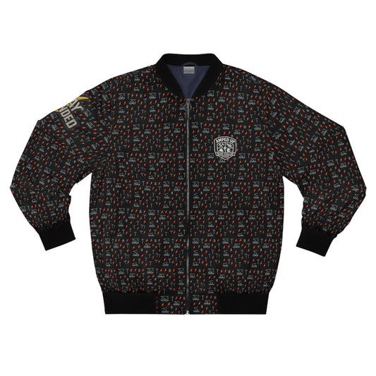 Amped Up “Stay Grounded” Bomber Jacket – Bucket Truck Edition