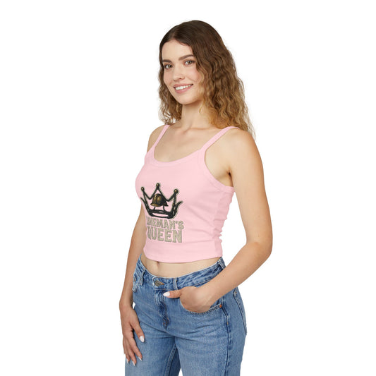 Lineman's Queen Spaghetti Strap Tank Top for Empowered Women
