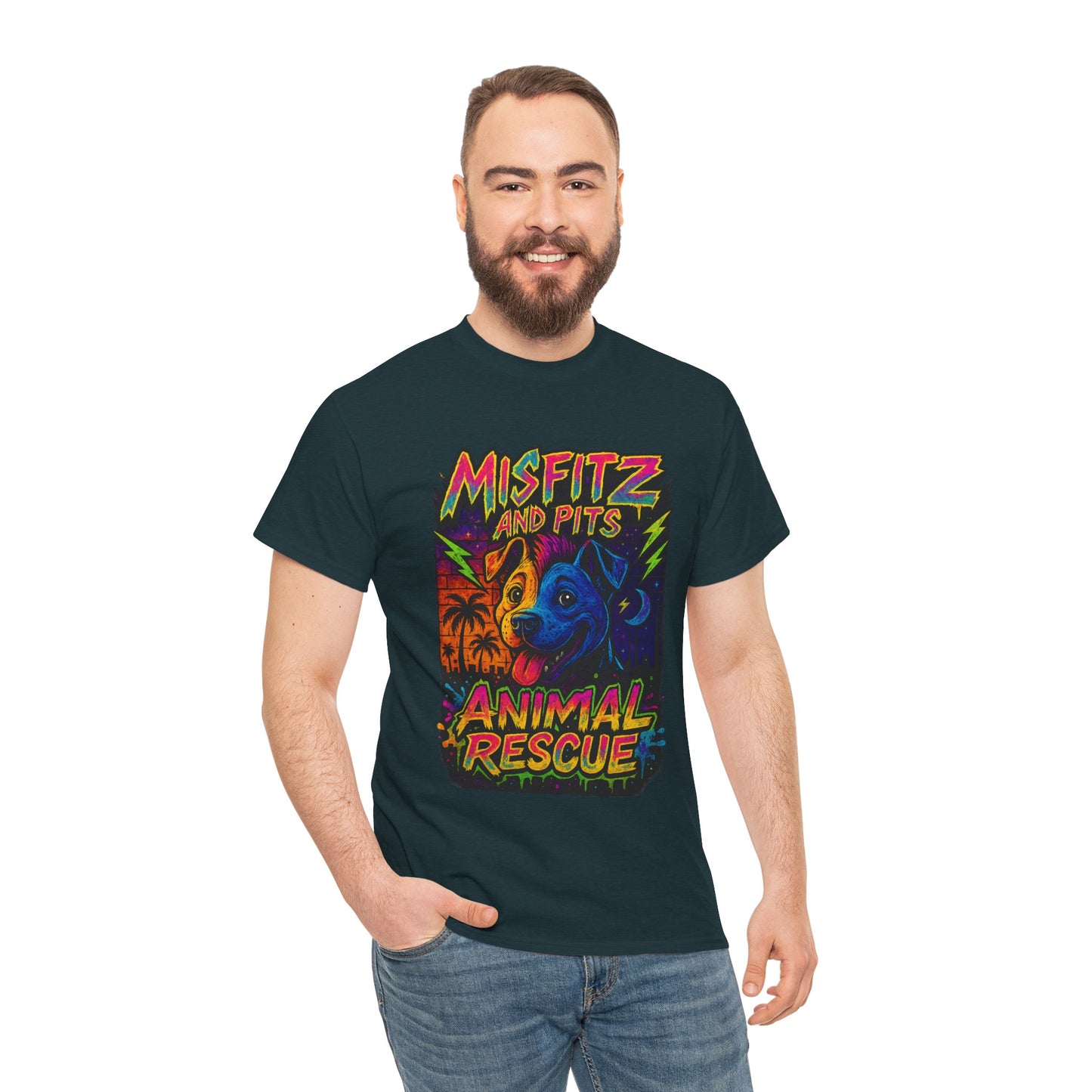 Misfitz and Pits Animal Rescue Graphic Gilden| Rescuing the Misunderstood Shirt, Unisex Cotton T-Shirt, Pet Lovers Apparel, Gift for Animal [...]