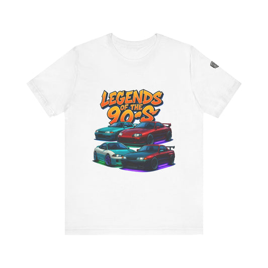 Legends of the 90's Unisex Tee - Retro Car Graphic Shirt, Perfect for 90's Nostalgia, Gift for Car Lovers, Vintage Apparel, Casual Wear