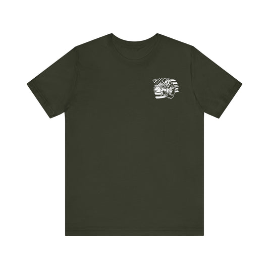 Amped Up “Welder’s Flag” Shirt – Forged in Fire, Built for the Brave
