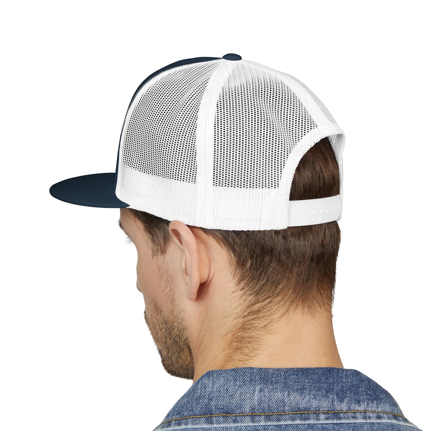 AUBCA (amped up)Embroidered 5 Panel Trucker Cap - AUBEA
