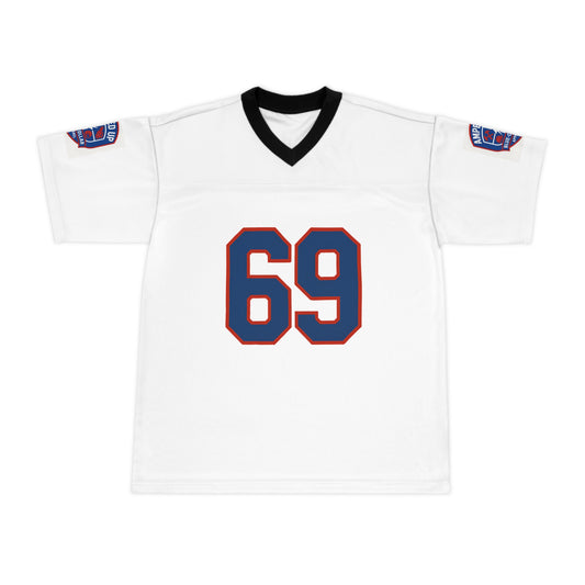 Amped Up Blue-Collar Football Jersey – Royal 69 Edition