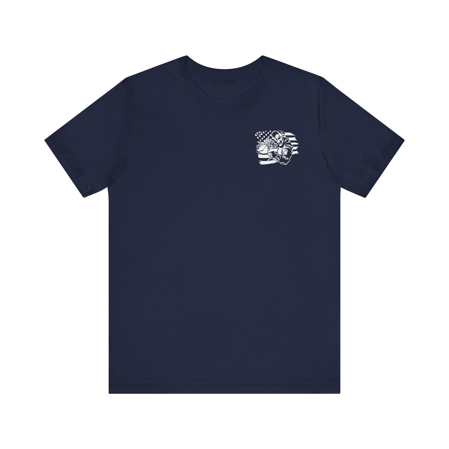Amped Up “Welder’s Flag” Shirt – Forged in Fire, Built for the Brave
