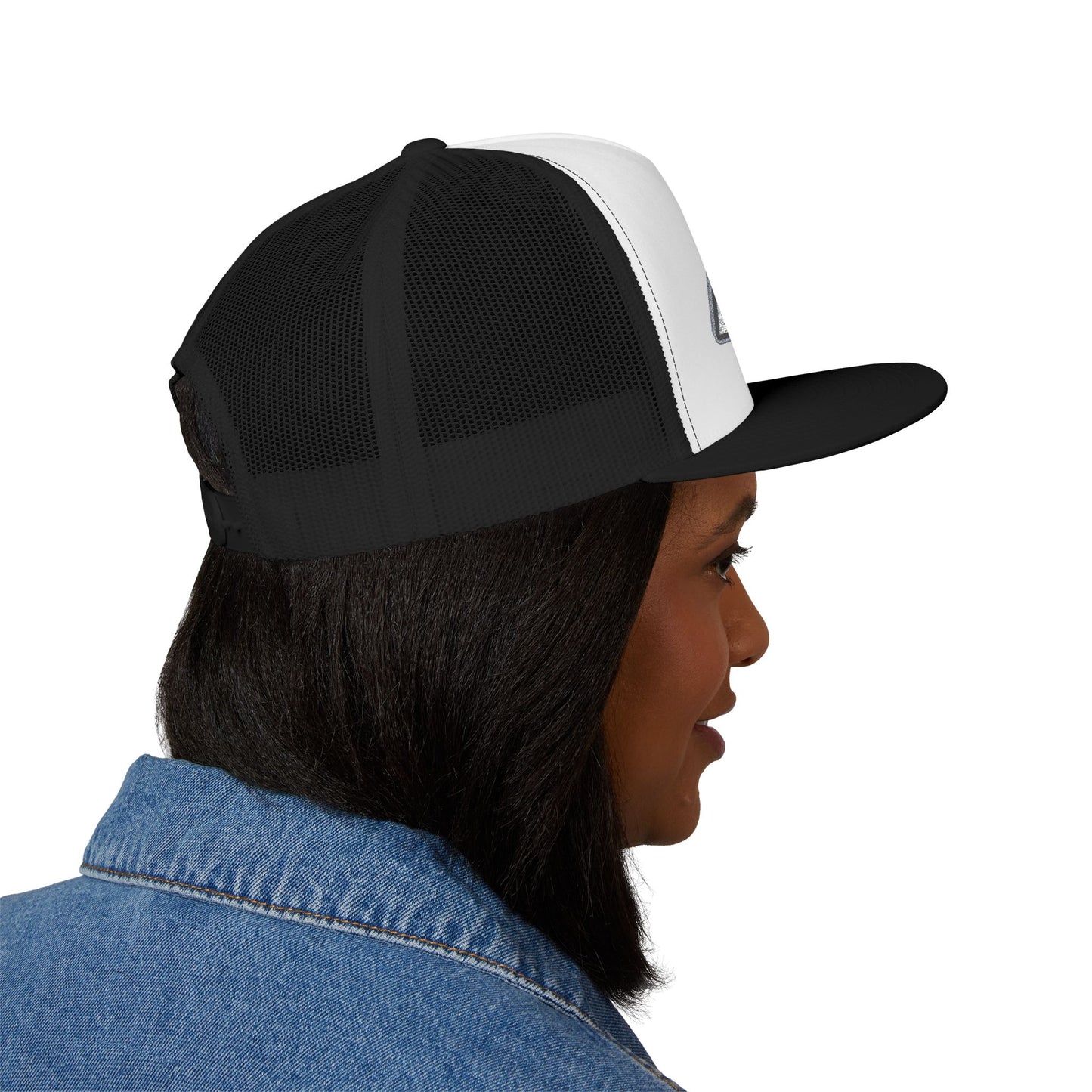 AUBCA (amped up)Embroidered 5 Panel Trucker Cap - AUBEA