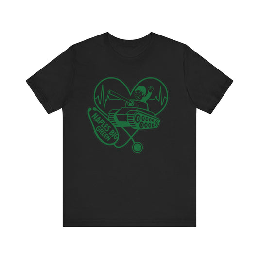 Naples Big Green Heart Tee, Vintage Style Unisex T-Shirt, Casual Wear, Perfect for Festivals, Eco-Friendly Gift, Fun Graphic Tee, [...]