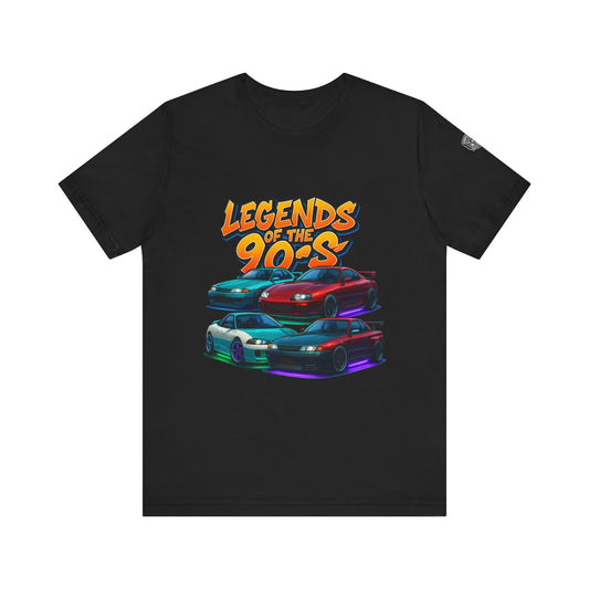 Legends of the 90's Unisex Tee - Retro Car Graphic Shirt, Perfect for 90's Nostalgia, Gift for Car Lovers, Vintage Apparel, Casual Wear