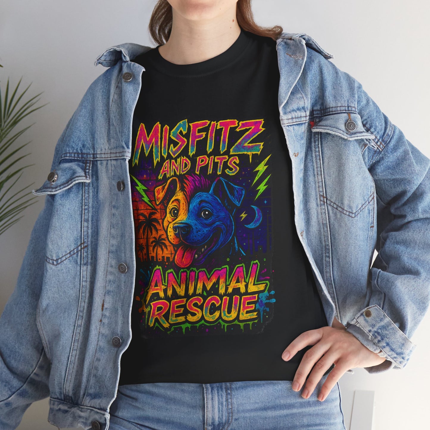Misfitz and Pits Animal Rescue Graphic Gilden| Rescuing the Misunderstood Shirt, Unisex Cotton T-Shirt, Pet Lovers Apparel, Gift for Animal [...]