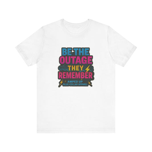 Amped Up Blue-Collar Unisex Jersey Tee - Perfect for Hard Workers