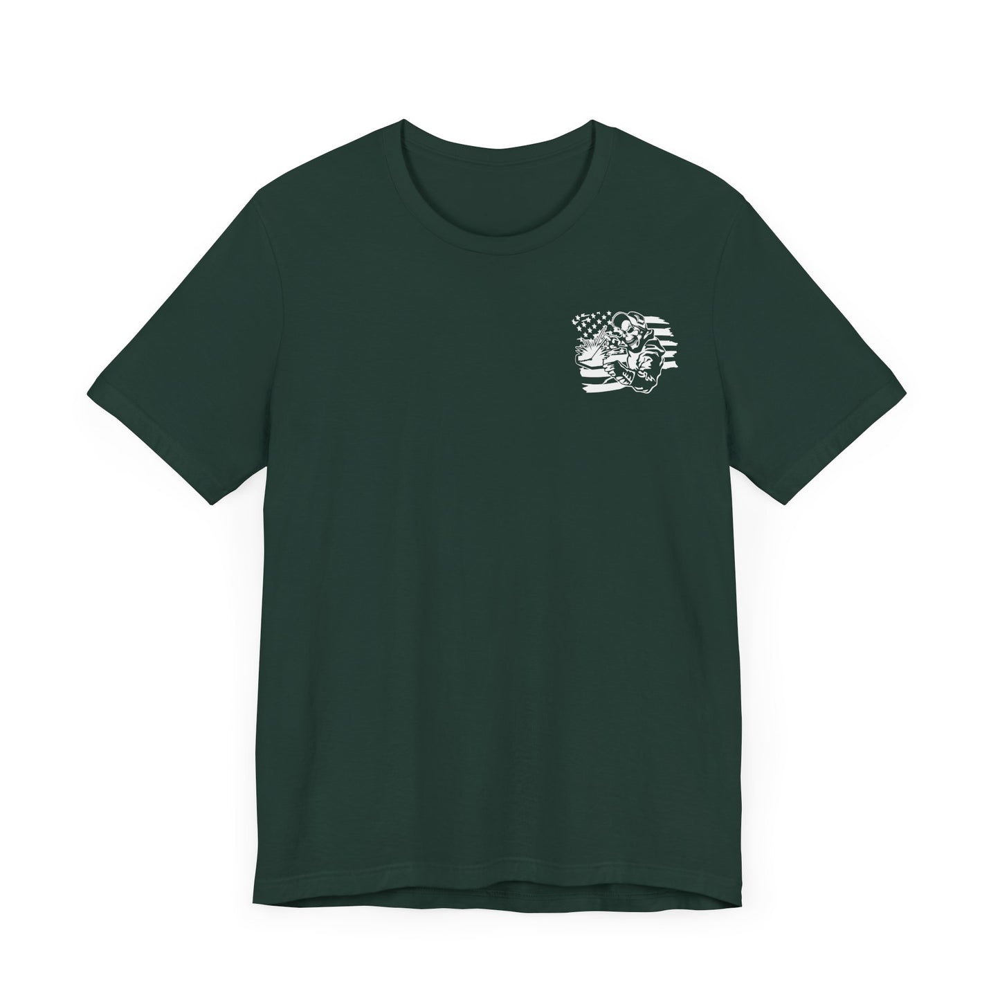 Amped Up “Welder’s Flag” Shirt – Forged in Fire, Built for the Brave