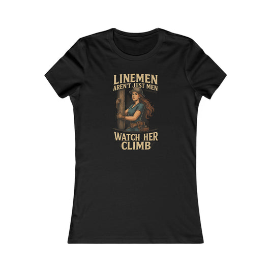Watch Her Climb – Women’s Lineman Shirt”